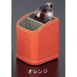 Buttero(ブッテーロ)　2本入れ　メガネ収納スタンド　　EL-300　オレンジ