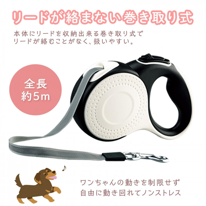 リードが絡まない巻き取り式