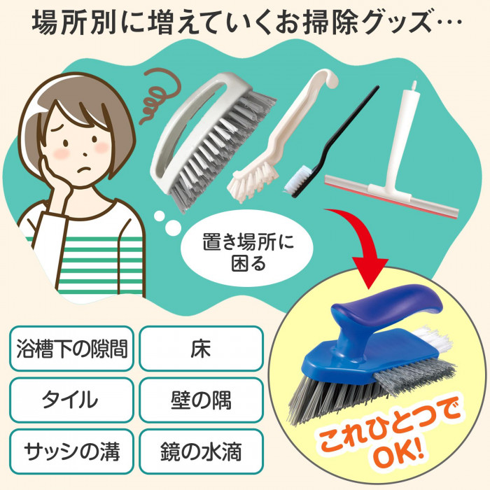 置き場所に困るお掃除グッズ これひとつでOK