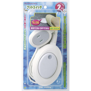 WFS-200B(W)　フットスイッチ　2M　ホワイト