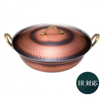 新光堂　IH対応　ミニ卓上ちり鍋(よせ鍋)　21cm　FS-101-IH