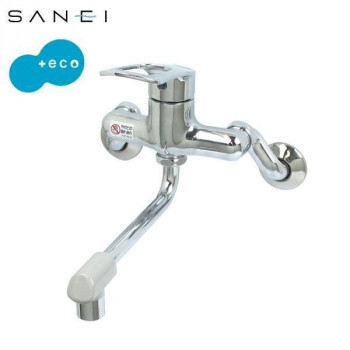 三栄水栓　SANEI　キッチン用(壁付)　シングル混合栓 K1700ED-4UR-13