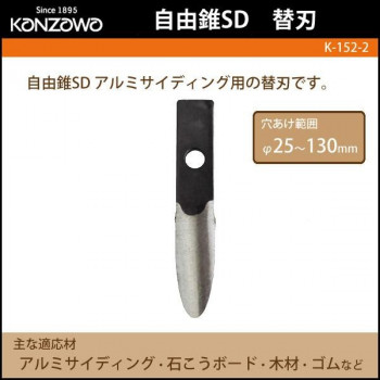 神沢鉄工 自由錐SD　替刃　K-152-2