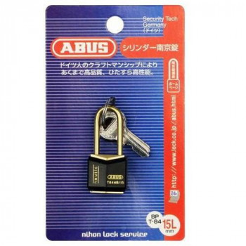ABUS(アバス)　南京錠 BPT8415L 15mm 3本キー　00721221