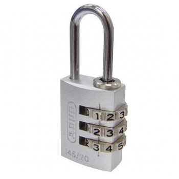 ABUS(アバス)　ナンバー可変式南京錠 145-20　チタニウム・00721240