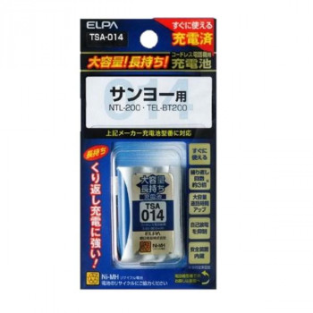 ELPA(エルパ)　大容量長持ち充電池　TSA-014　1831100