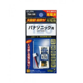ELPA(エルパ)　大容量長持ち充電池　TSA-126　1833100