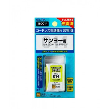 ELPA(エルパ)　電話機用充電池　TSC-014　1834100