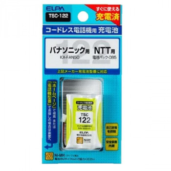ELPA(エルパ)　電話機用充電池　TSC-122　1835300