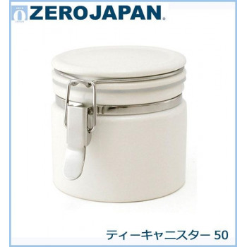 ZEROJAPAN(ゼロジャパン)  ティーキャニスター50　WH・ホワイト　TEA-50