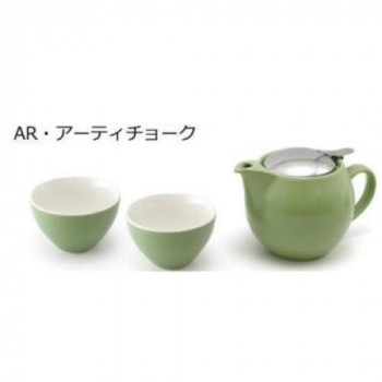 ユニバーサルポット　ギフトセット　(ユニバーサルティーポット3人用+ティーカップワイド×2)　ZG-001　AR