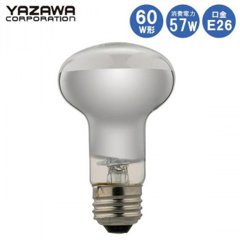 YAZAWA(ヤザワコーポレーション)　長寿命　レフ電球　60W形　RF100110V57WL