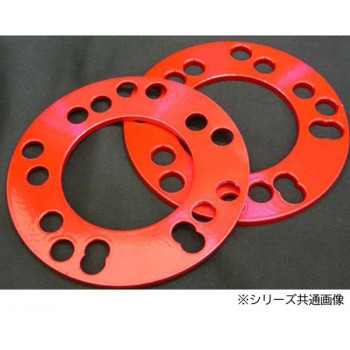 HKB レーシングワイドスペーサー 10mm　RED・HK-50