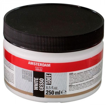 AMSTERDAM アムステルダム　アクリリックメディウム　下地剤　ホワイトジェッソ　1001　250ml　T2417-3001　403654