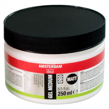 AMSTERDAM アムステルダム　アクリリックメディウム　ジェルメディウム　マット　080　250ml　T2417-3080 403786