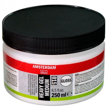 AMSTERDAM アムステルダム　アクリリックメディウム　ヘビージェルメディウム　グロス　015　250ml　T2417-3015 403824