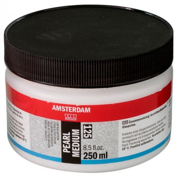 AMSTERDAM アムステルダム　アクリリックメディウム　パール(ガラスビーズ)メディウム　125　250ml　T2417-3125 403867