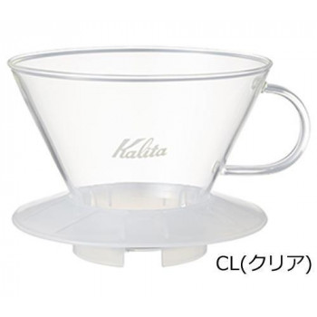 Kalita(カリタ)　ガラスドリッパー　WDG-185　05112・CL(クリア)