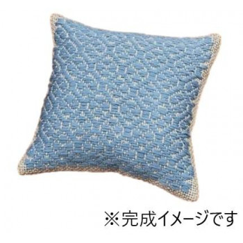 オリムパス ハリノヲト(植木友子) こぎんキット ピンクッション 四つ葉つなぎ　うす藍・63