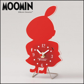 MOOMIN シルエットワイヤースタンド ミニ置き時計 リトルミイ KC-5084