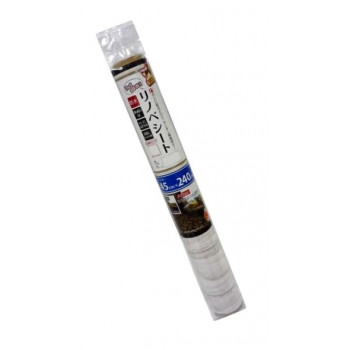貼ってはがせる!床用　リノベシート　アイボリー(ペンキ木)　45cm×240cm　REN-02