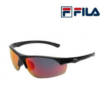 FILA　フィラ　スポーツサングラス　ミラータイプ　SF4004J　10・メタリックブラック