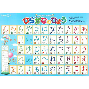 KUMON くもん おふろでレッスン ひらがなのひょう OL-21 2歳～