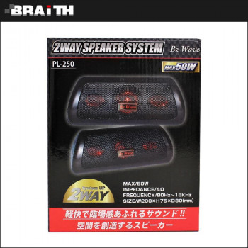 PL-250 置き型2WAYスピーカー MAX50W 小型