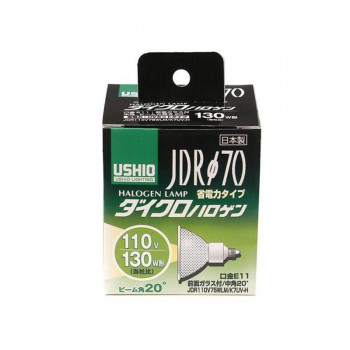 ELPA(エルパ) USHIO(ウシオ) 電球 JDRΦ70 ダイクロハロゲン 130W形 JDR110V75WLM/K7UV-H G-180H