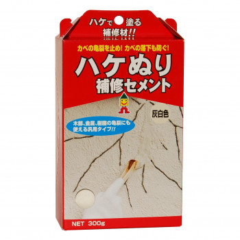 日本ミラコン ハケぬりセメント 灰白色 300g MHS-01