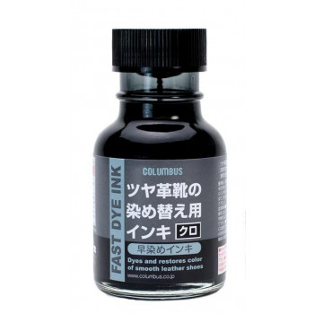 コロンブス 早染めインキ (革靴用 早染めインキ) 70ml　クロ