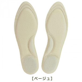 コロンブス フットソリューション マイフィットインソール 1足分(2枚入り) 女性用 フリーサイズ(22.0～24.5cm)　ベージュ
