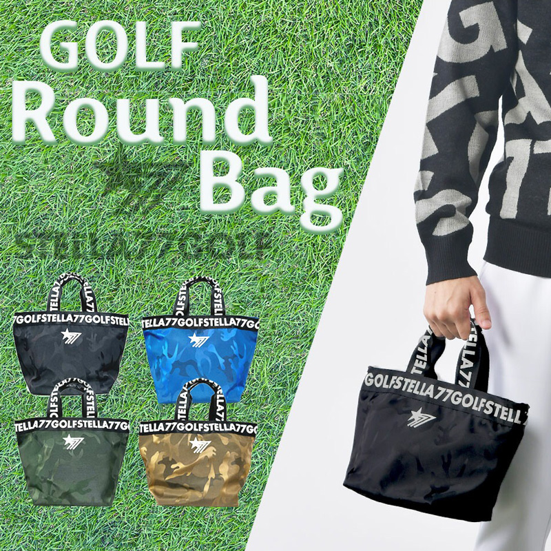 STELLA77GOLF カモフラ柄カートBAG