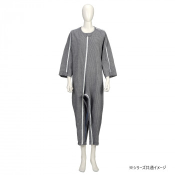 竹虎　ソフトケアねまき厚手　紺　105982・S