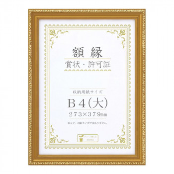 賞状額 金消-R B4(大) 箱入 33J045C2900