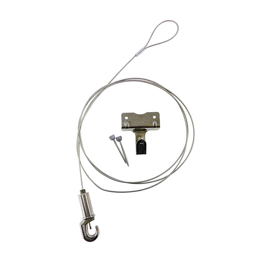 額縁吊金具 ワイヤー自在吊 100cm(フック付) 32N04039600