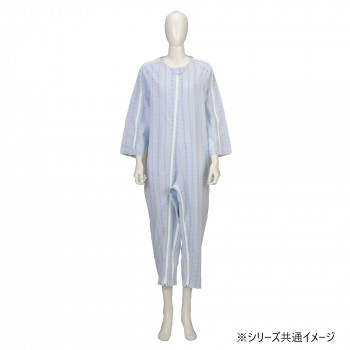 竹虎　ソフトケアねまき薄手　ブルー　105913・M