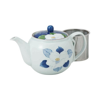 60183 波佐見焼 一珍山茶花 SSポット 725ml