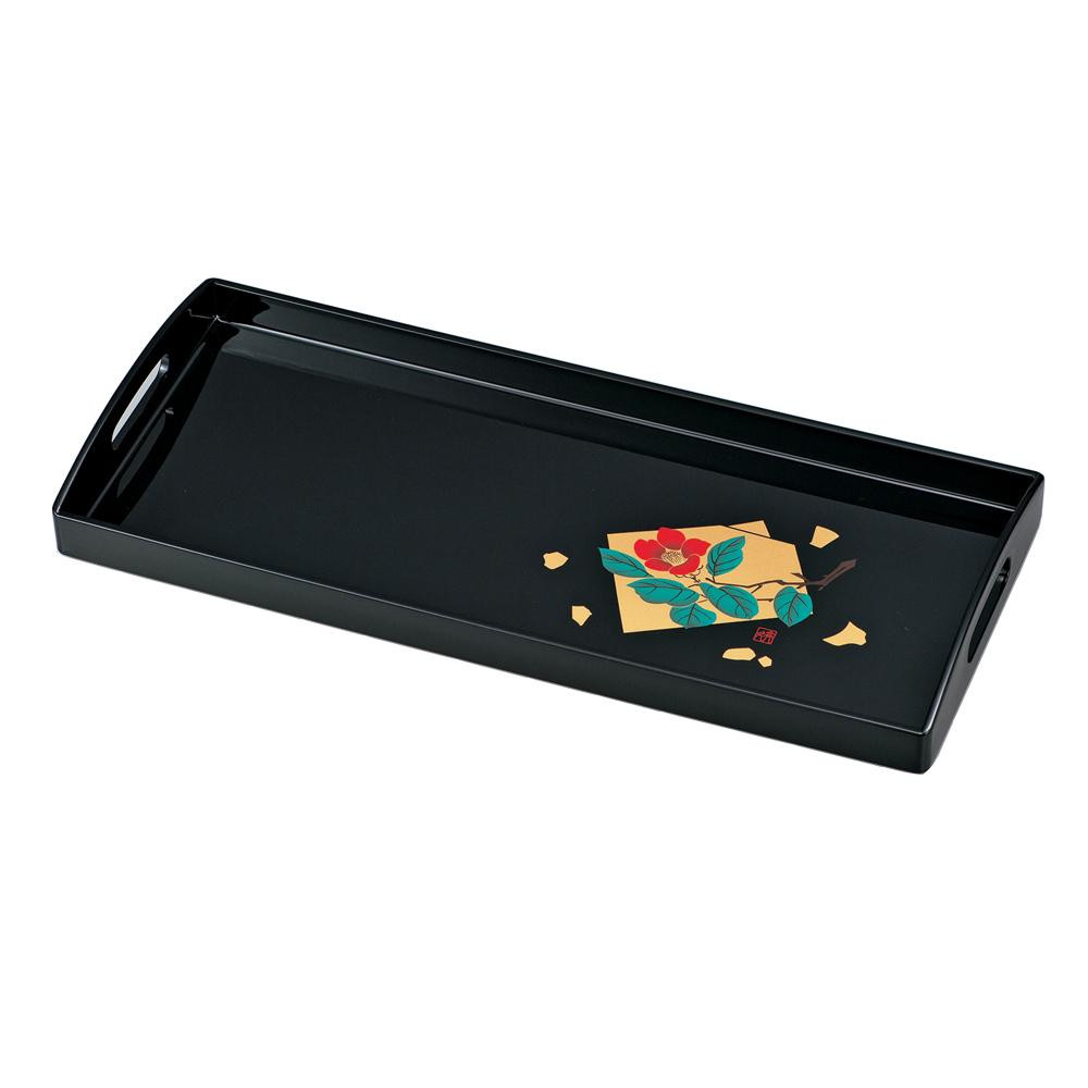 東出漆器 山中塗 斉久 15.0長角盆 2327
