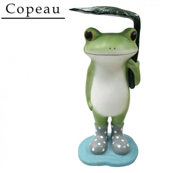 Copeau(コポー)　ガーデン　葉っぱ傘カエル　71309