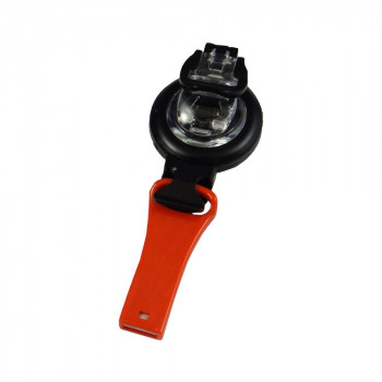 YCM ホイッスル リール＆クリップ付き レッド CPR-47R