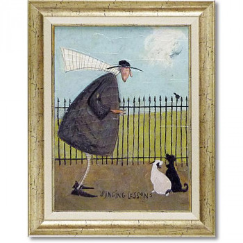 ユーパワー Sam Toft サム トフト アートフレーム 「歌のレッスン」 ST-08013