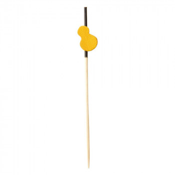 萬洋 飾り串兵丹(黄)7.5cm100本入 18-432B