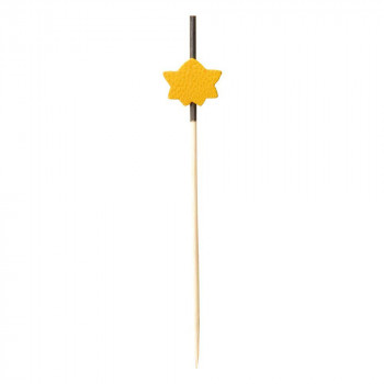 萬洋 飾り串 紅葉 (黄)9cm100本入 18-392B