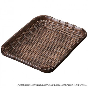 萬洋 樹脂ダンベイ(浅)茶40号 91-040B