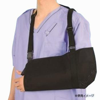 日本衛材 腕つりアームリーダー 黒 小人用フリーサイズ 1個 664
