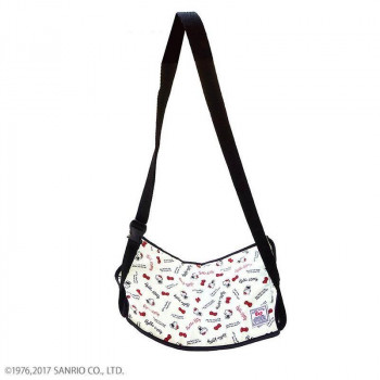 Hello Kitty ハローキティ スタンダードロゴ フットレスト　ブラック
