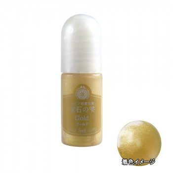 PADICO パジコ レジン専用着色剤 宝石の雫 パールシリーズ ゴールド 5ml×3本セット 403258