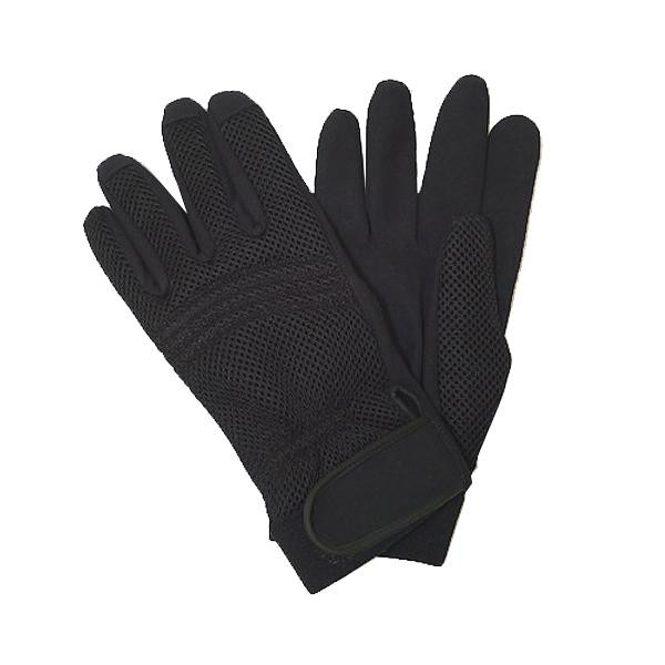 ユニカー工業 メッシュグローブ ブラック BS-083BK