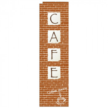 Nスリムのぼり 5079 CAFE レンガ
